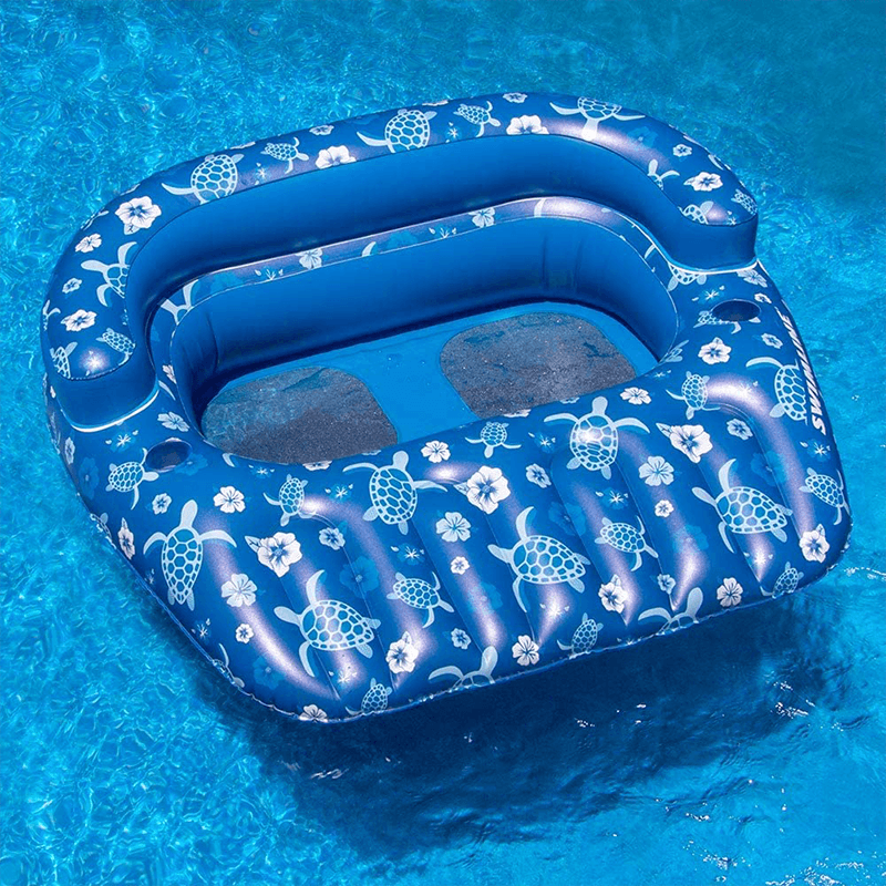 Tropical Double Seat Ride-On Pool Lounger