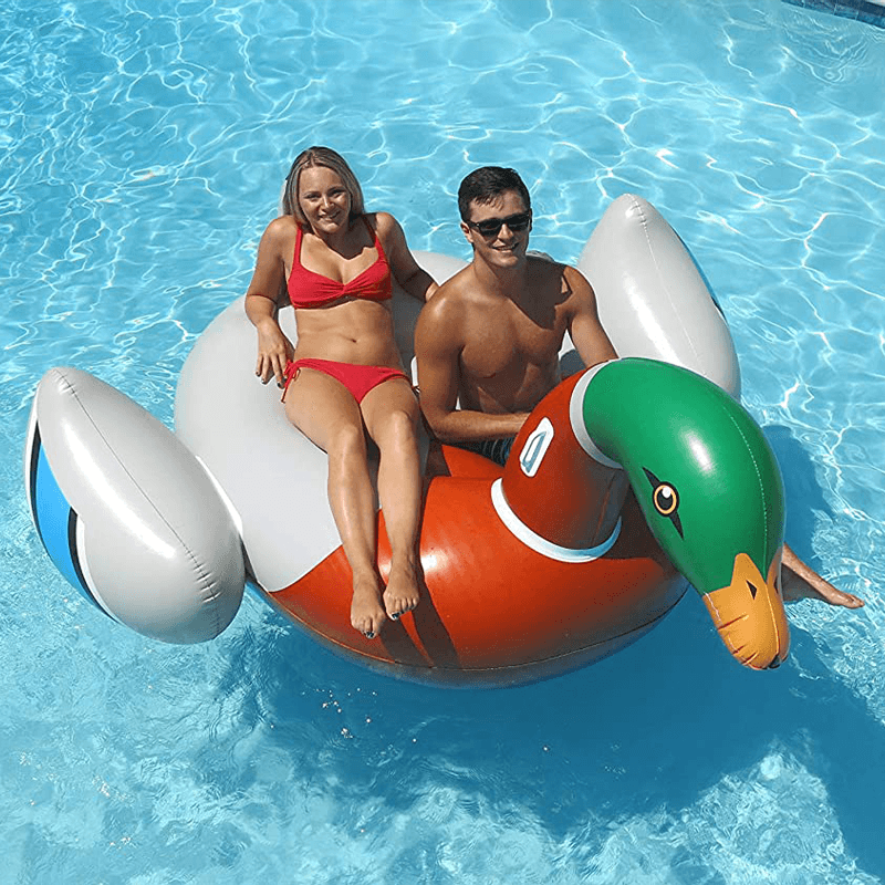Giant Duck Mallard Ride-On Pool Float