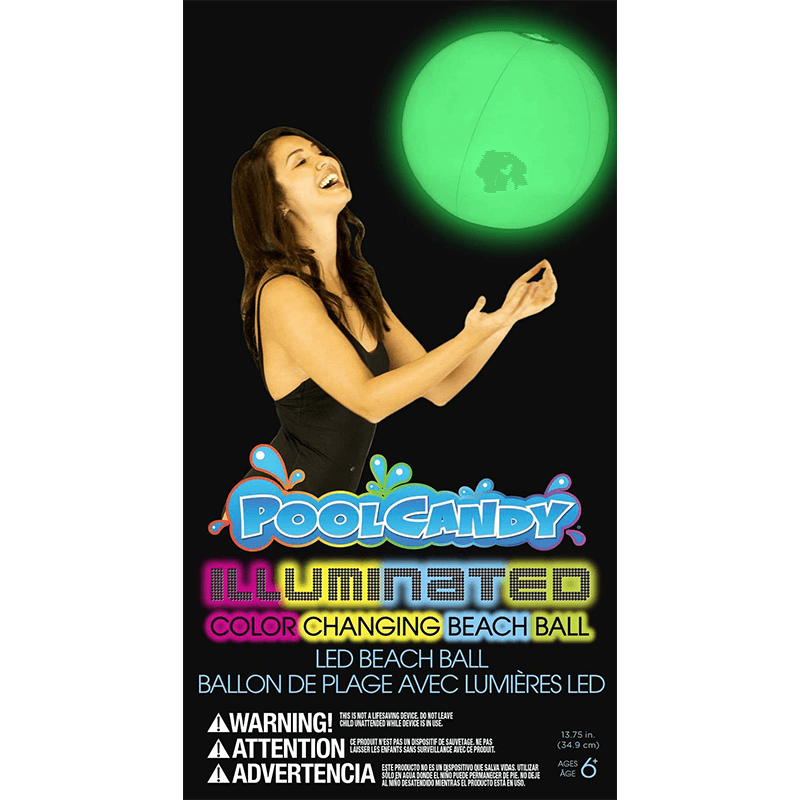 Discontinued Pool Candy LED Light Up Jumbo Beach Ball