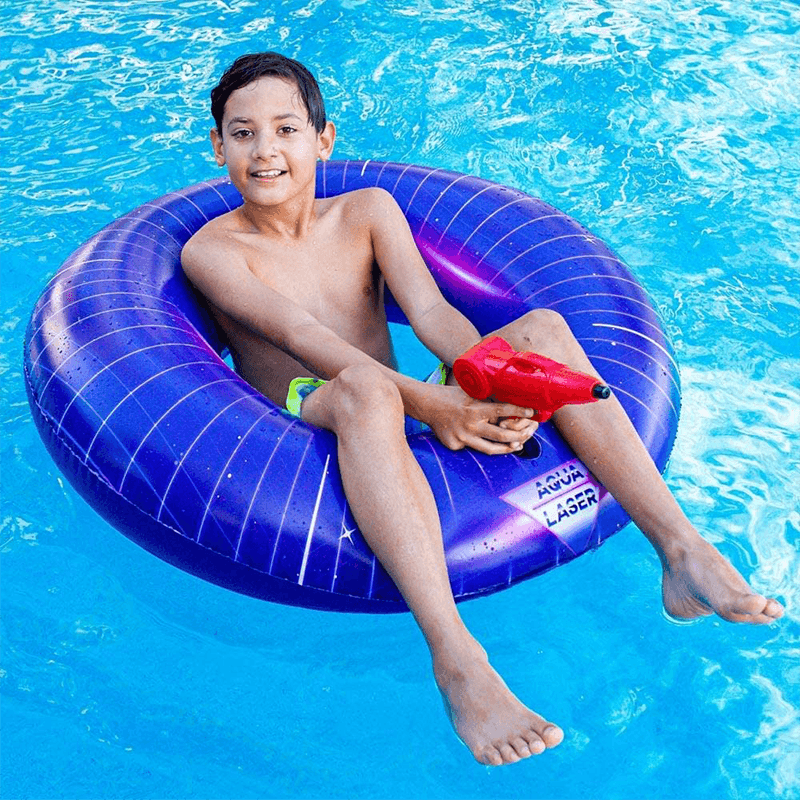 Tube de piscine Pool Candy Aqua Master avec pistolet à eau et effets sonores à bouton