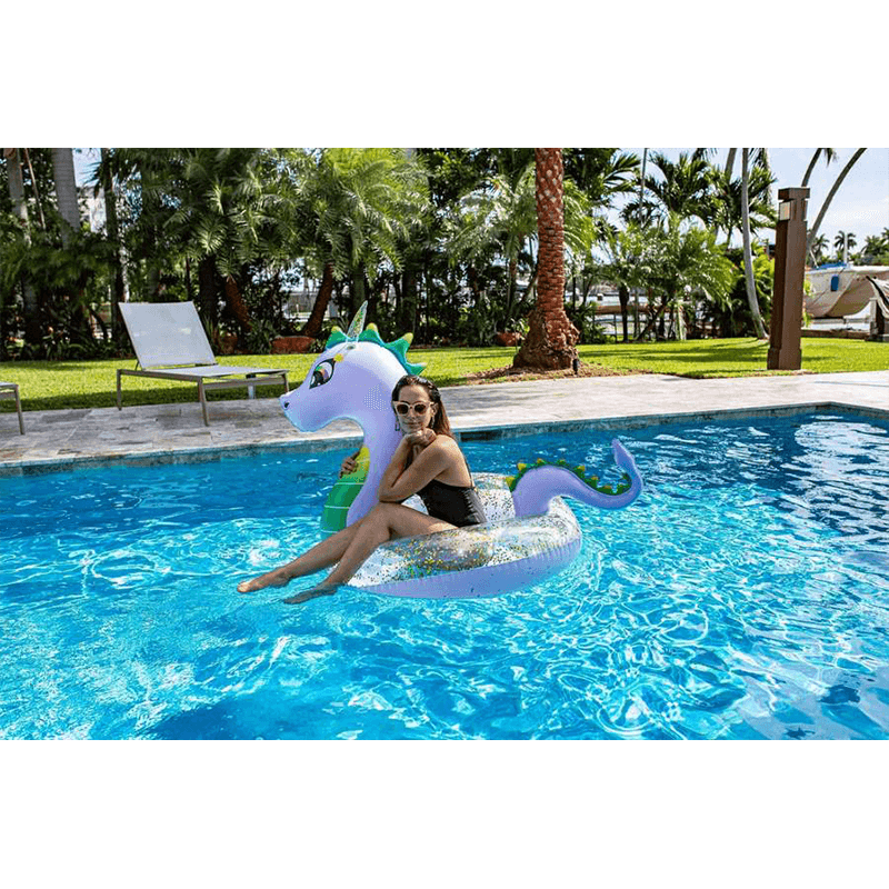 Pool Candy 48 Inch Glitter Dragon Pool Tube