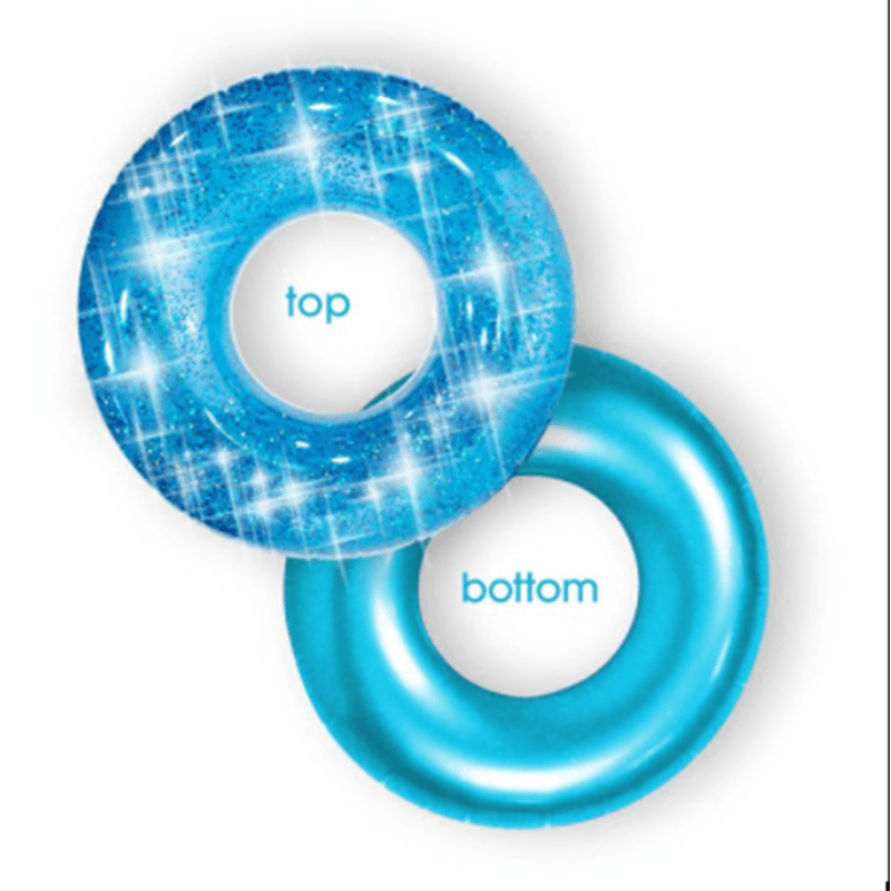 Aqua Pool Candy Tube de piscine à paillettes de 48 pouces