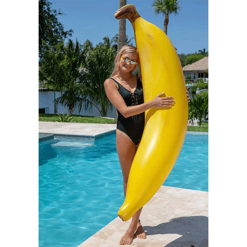 Pool Candy Jumbo Ride-On Banana Pool Float