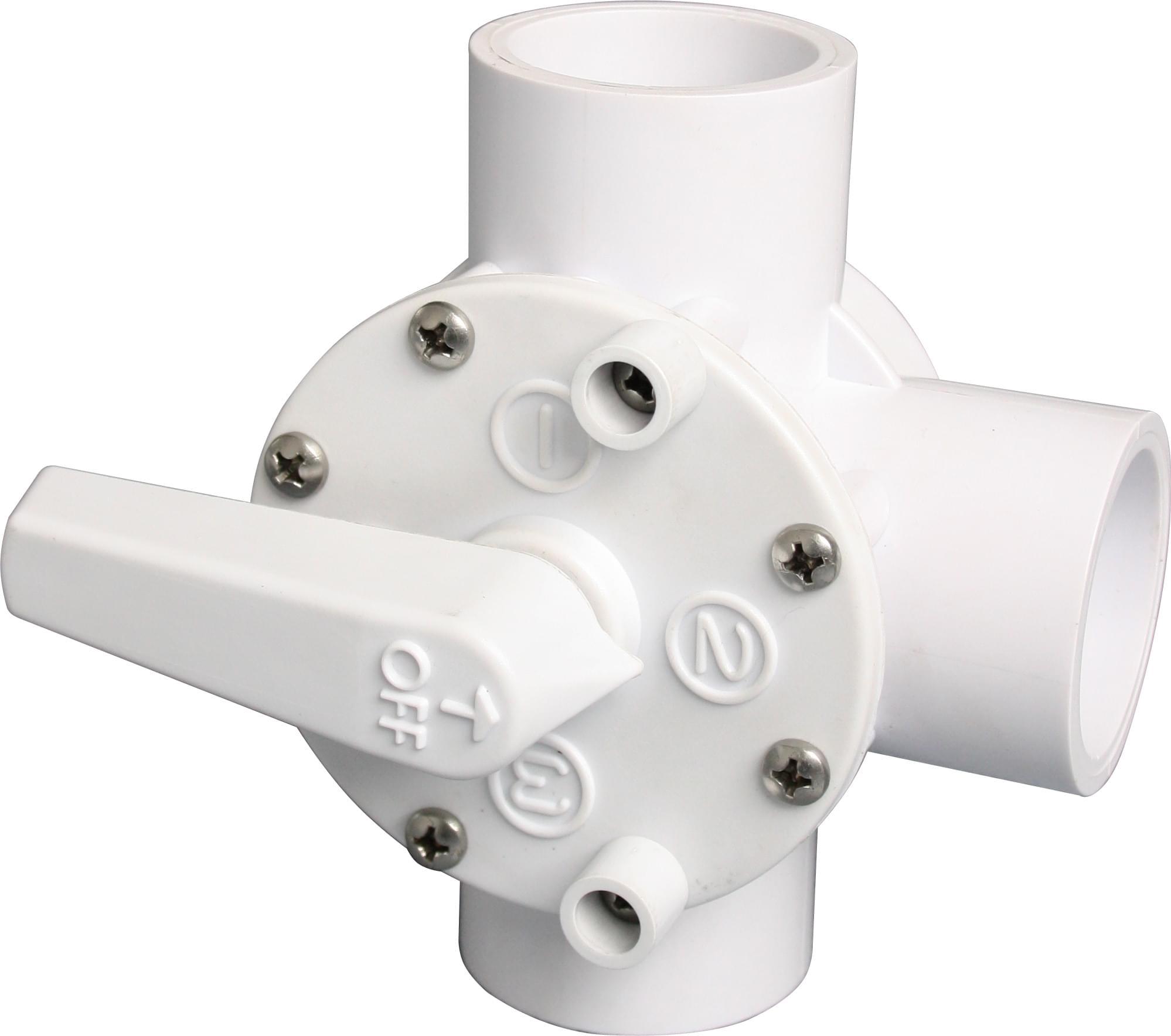3 Way Valve 1.5 inch Slip / Slip / Slip