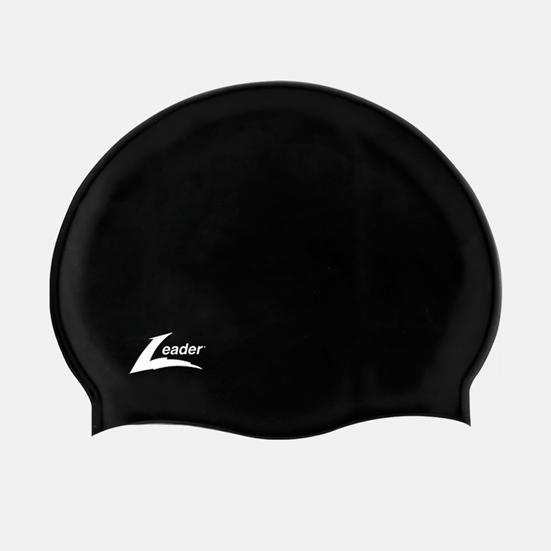 Bonnet de bain noir Medley Racer pour cheveux longs
