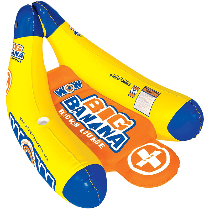 Matelas gonflable WOW en forme de grosse banane