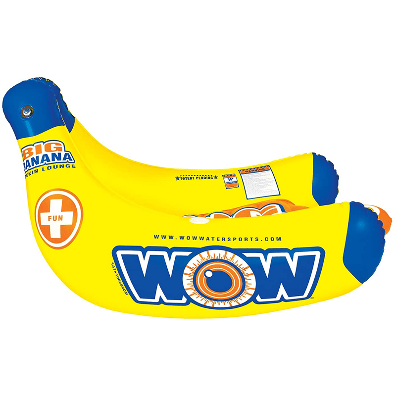 Matelas gonflable WOW en forme de grosse banane