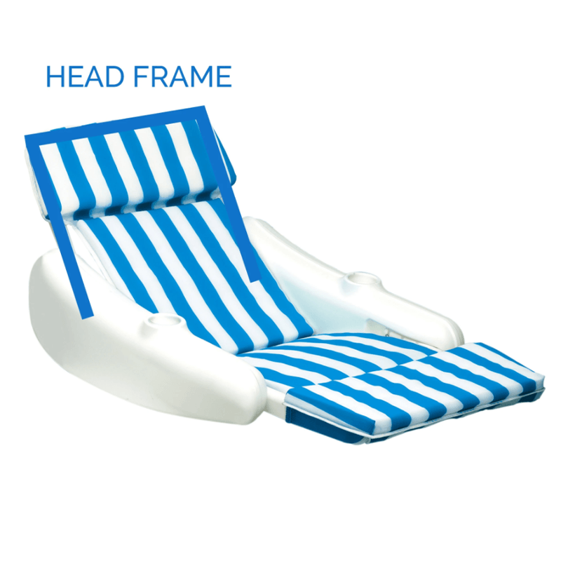 Cadre de remplacement 10000FRAME uniquement pour la chaise longue de piscine de luxe flottante et rembourrée SunChaser