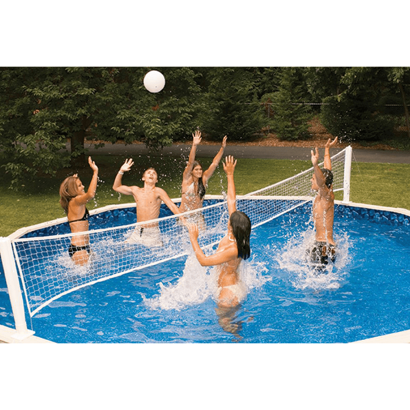 Above Ground Pool Jam Basketball/Volleyball Combo
