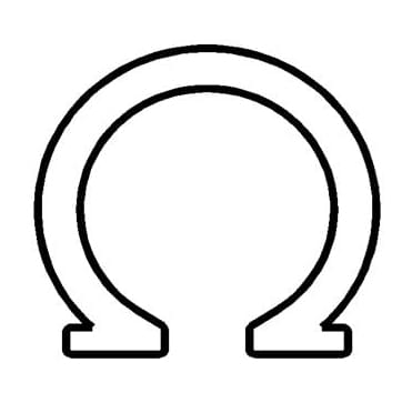 Couronnement en Forme de Fer à Cheval pour Piscine Hors Terre