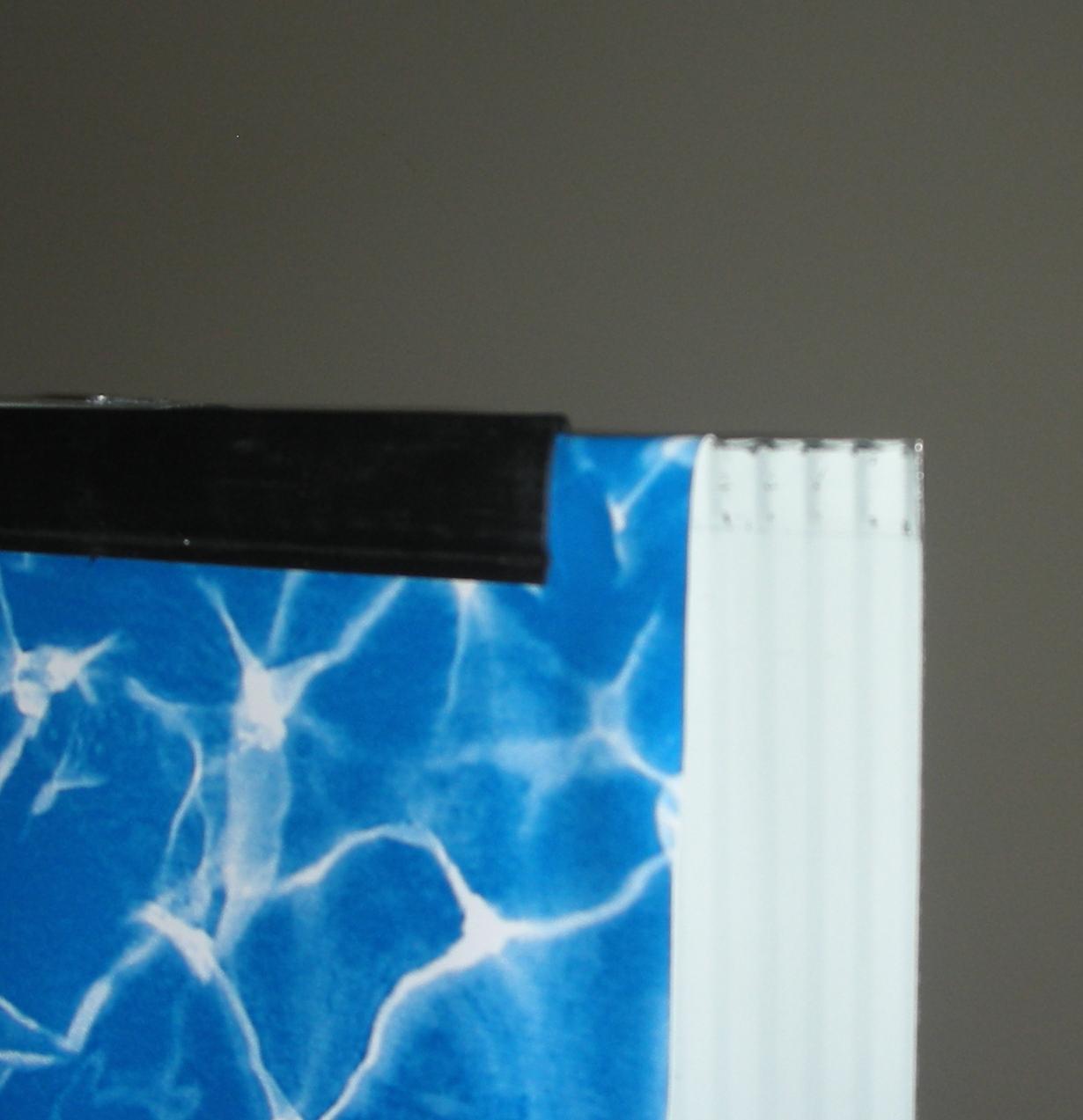 Couronnement en Forme de V Plat pour Piscine Hors Terre