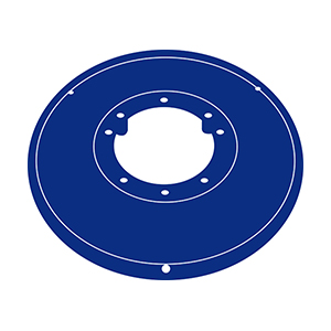 Plaque de support SDX avec joints d'étanchéité pour piscines en vinyle et en fibre de verre