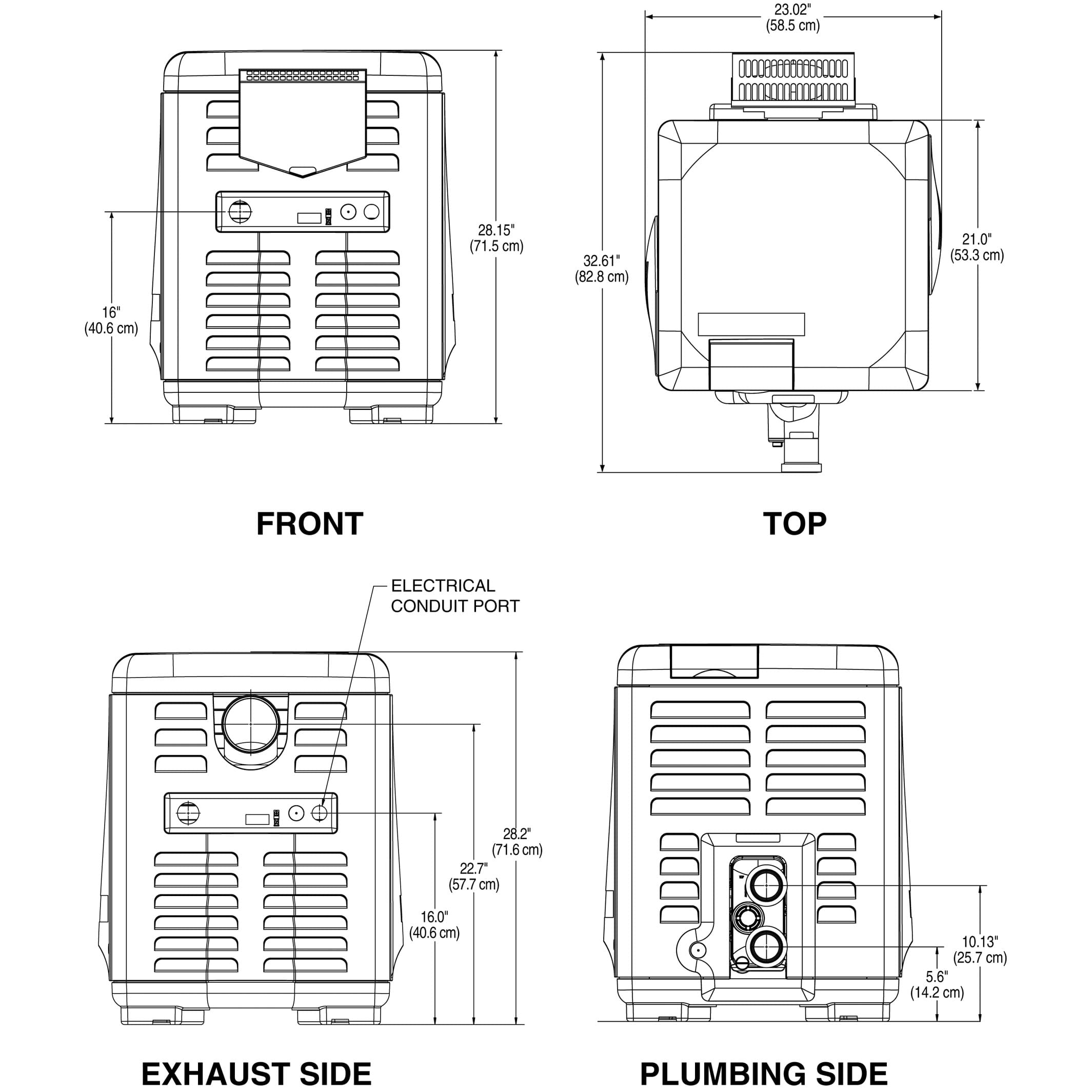 Chauffe-eau MasterTemp à 400 000 BTU Low NOx au gaz naturel de Pentair
