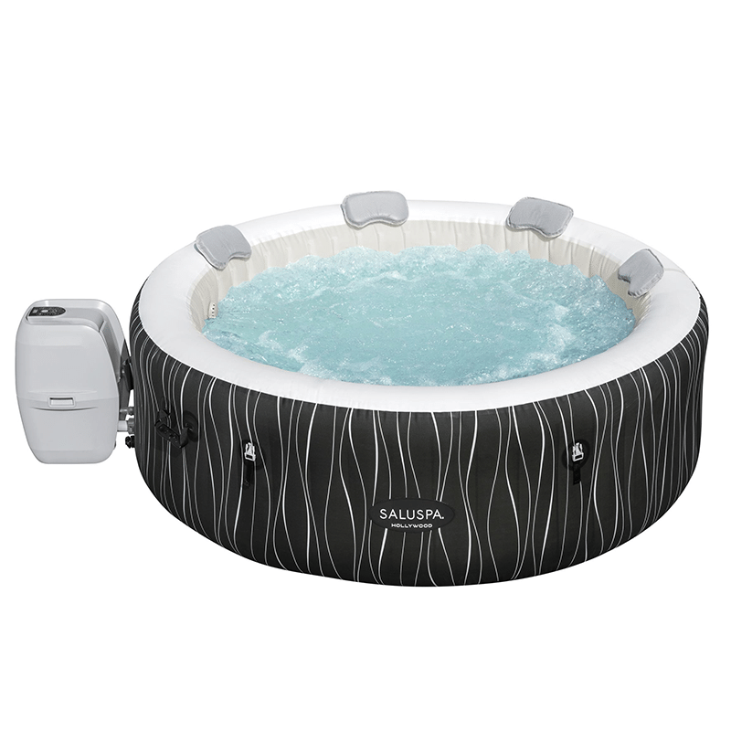 Spa gonflable pour 4 à 6 personnes Hollywood Airjet de Saluspa (77 x 26 pouces)