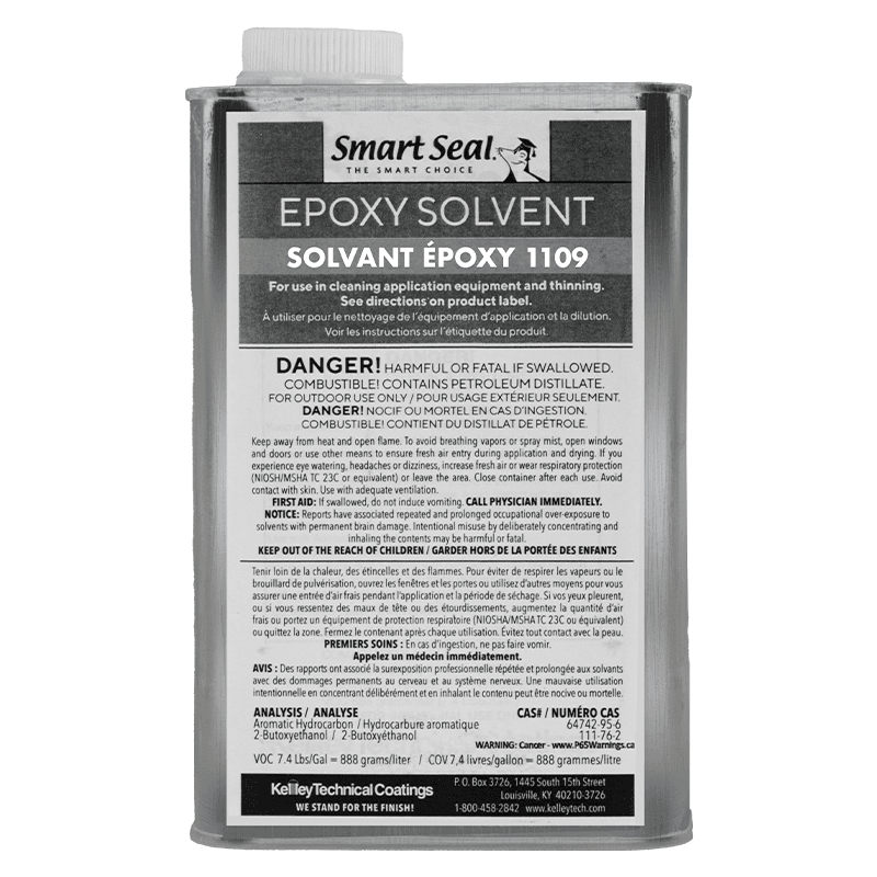 Smart Seal Epoxy Solvent for Rough Prime and Dura Seal Applications (1 Quart)