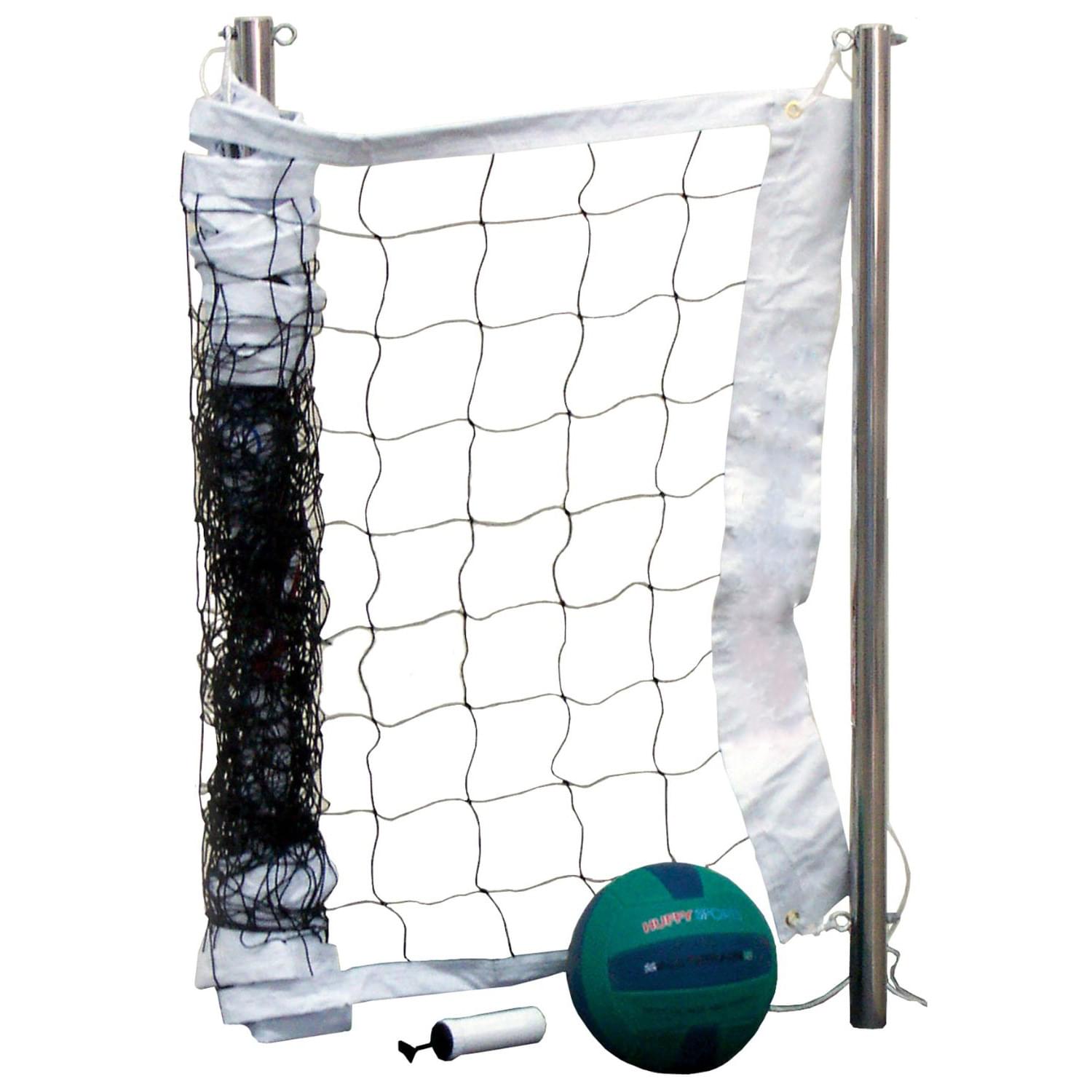 Ensemble Complet de Volley-ball Interfab avec Quincaillerie et Ancrages pour Deck en Béton