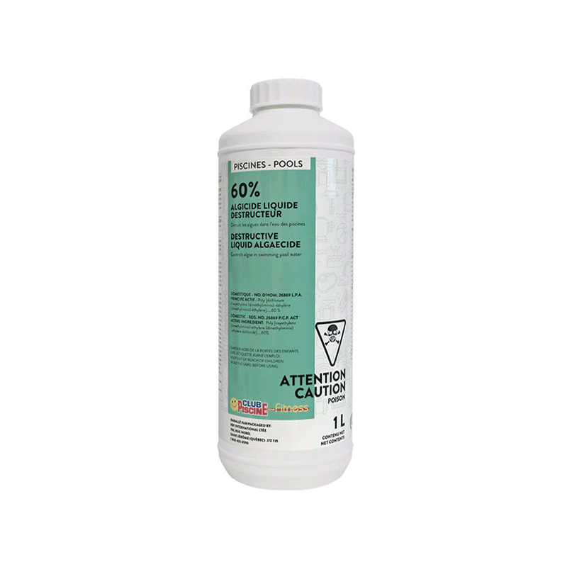 Algicide 60 % destructeur d'algues 1 L