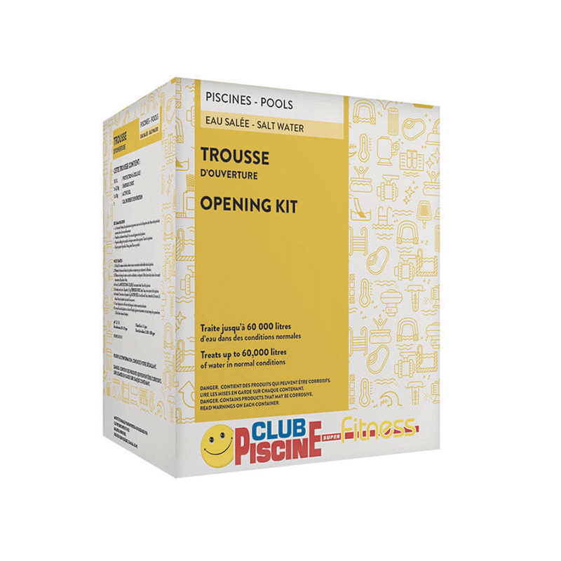 Opening Kit for Salt Water Swimming Pools 60 000 L