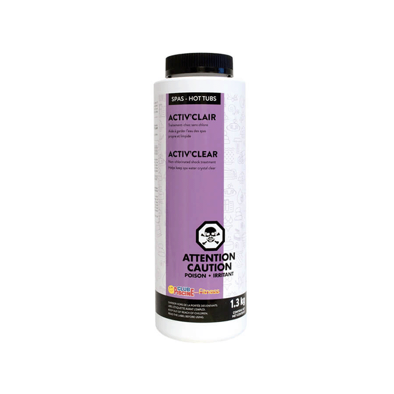 Clarificateur et oxydant Activ'Clear (1,3 kg)