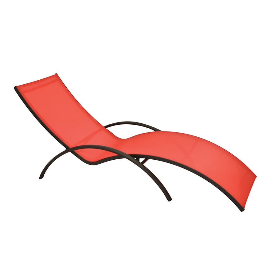 Chaise longue Sofiana - Rouge
