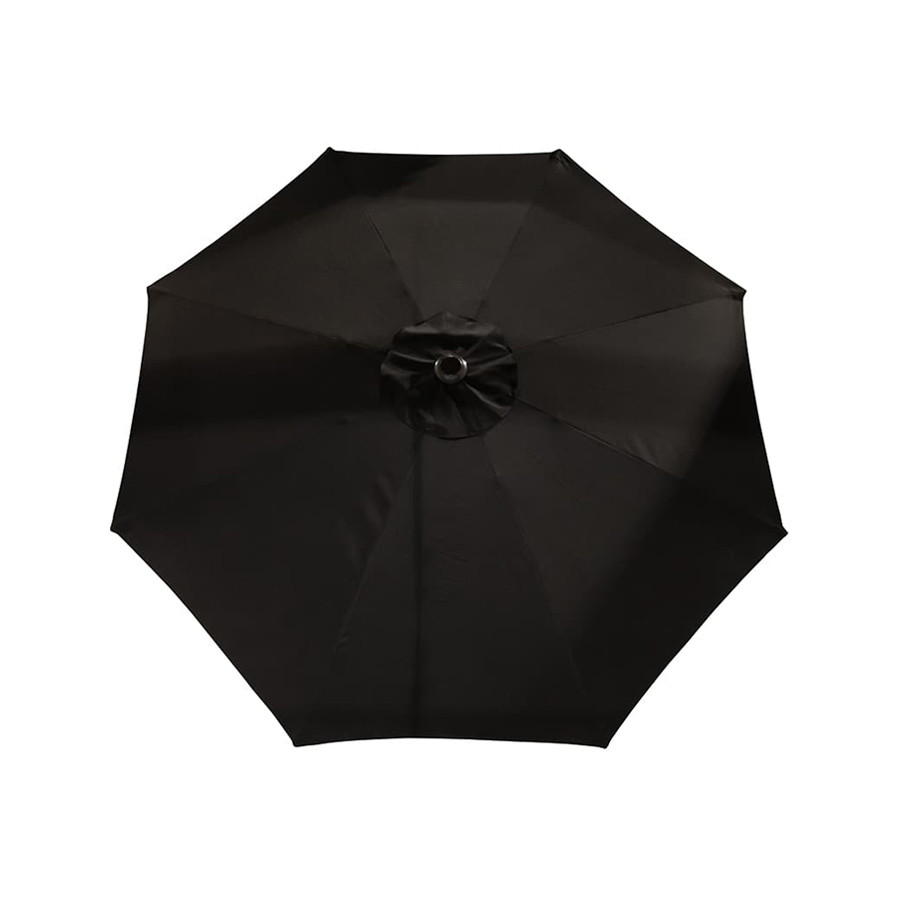 Parasol de marché 9' (2,7 m) - Noir / Noir