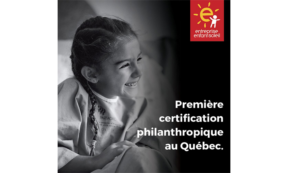 First philanthropic certification in Quebec
