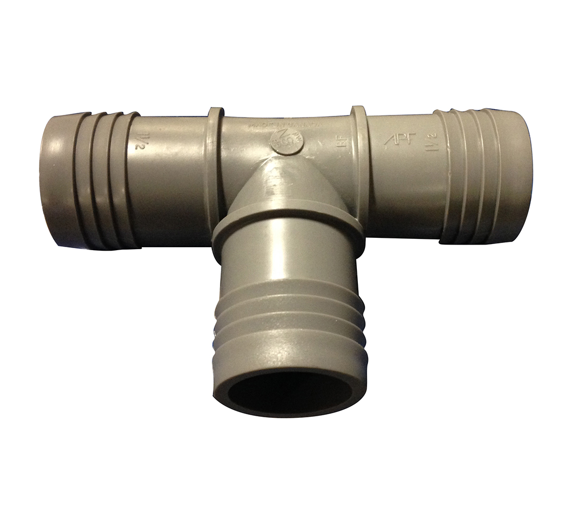 1.5 inch Hose x 1.5 inch Hose x 1.5 inch Hose Tee