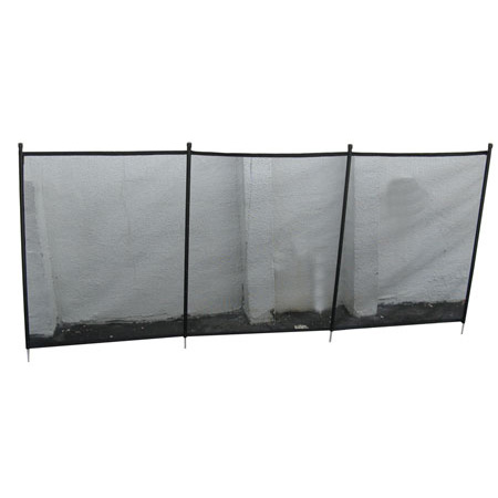 GLI Inground 4 Tall x 10 ft Pool Safety Fence -One Complete Section (Designer Black)