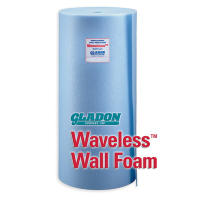 Gladon Waveless Wall Foam 100 ft Roll & Spray Adhesive