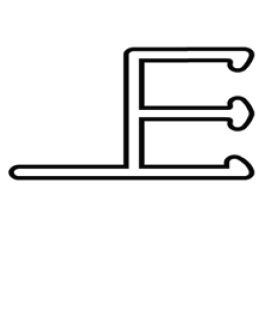 Margelle de sol à double rail à montage supérieur 2 pieds à angle arrondi