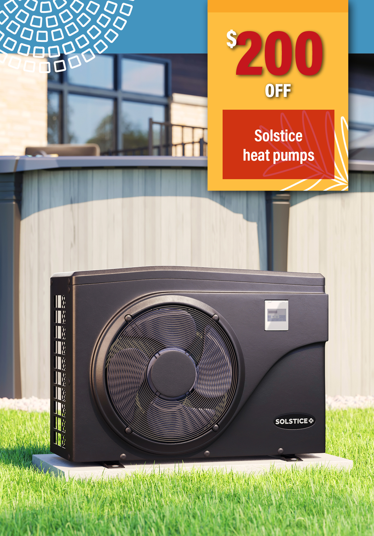 $200 off Solstice heat pumps