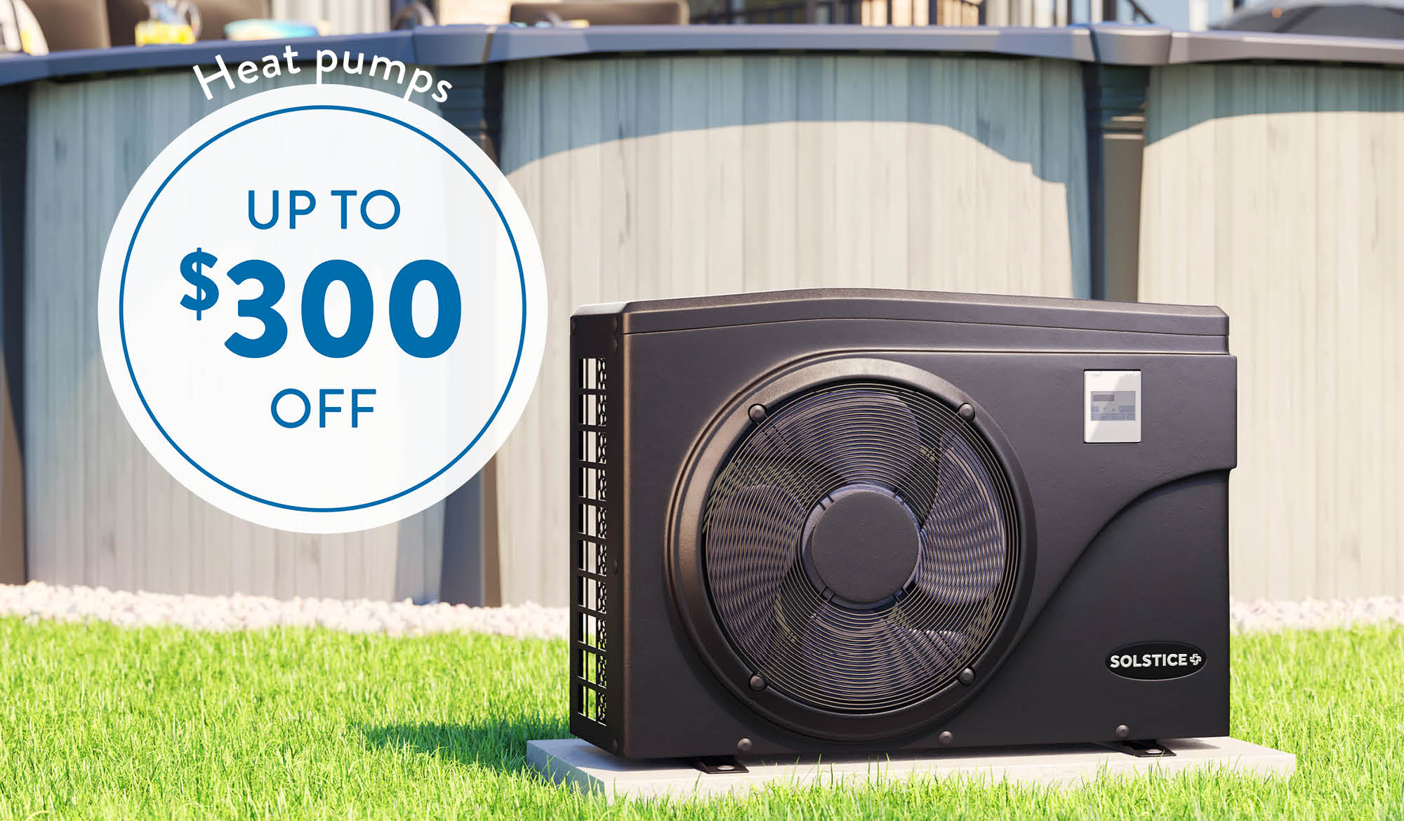 Up to $300 off heat pumps