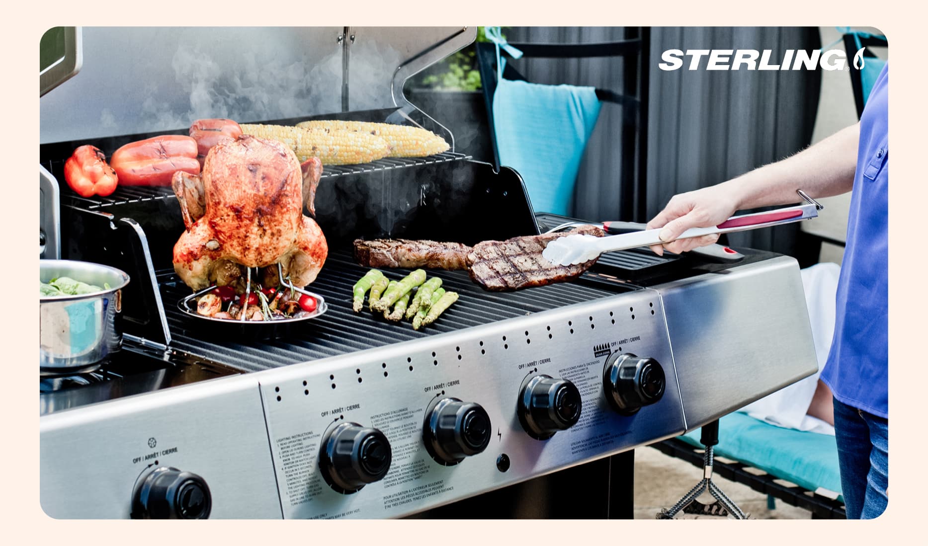 25% de rabais sur les barbecues de marque Sterling
