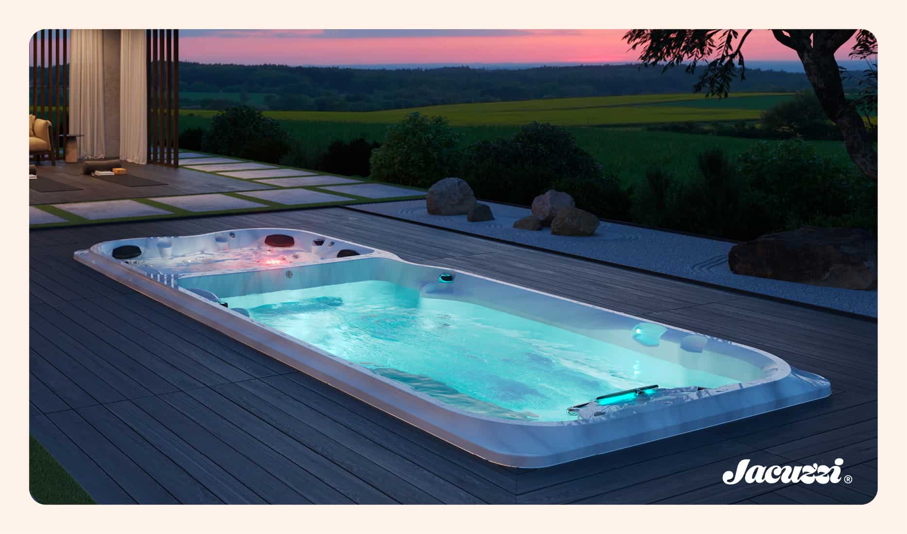 Économisez 1000$ de rabais sur les spas de nage Jacuzzi