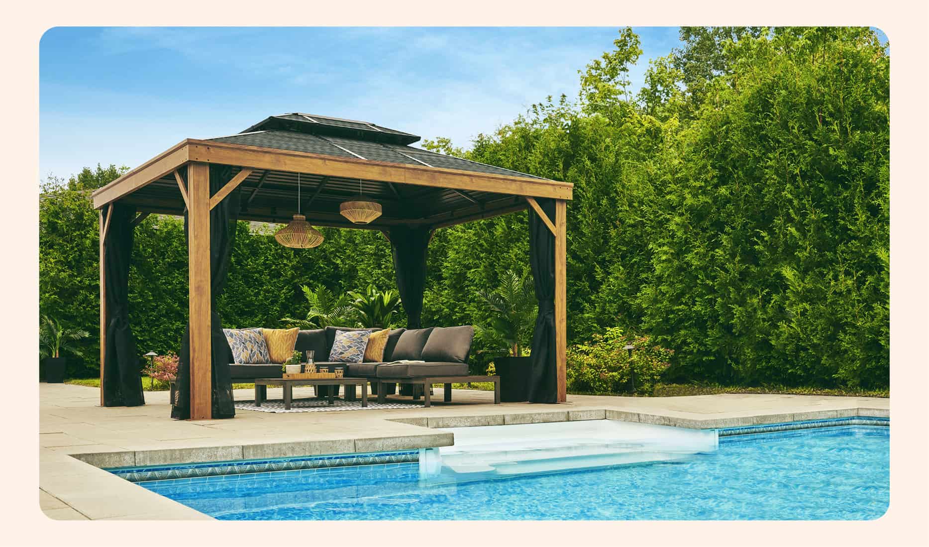 Save up to $1,000 on gazebos and solariums
