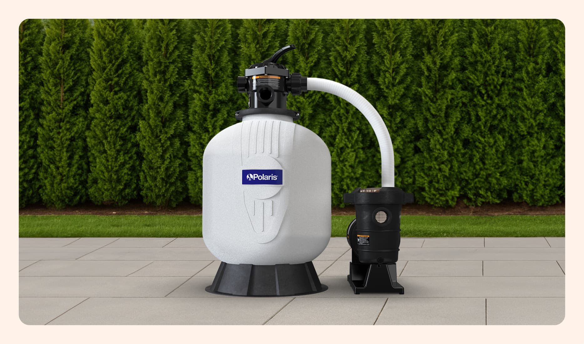 Économisez 340$ sur le combo pompe et filtreur Polaris