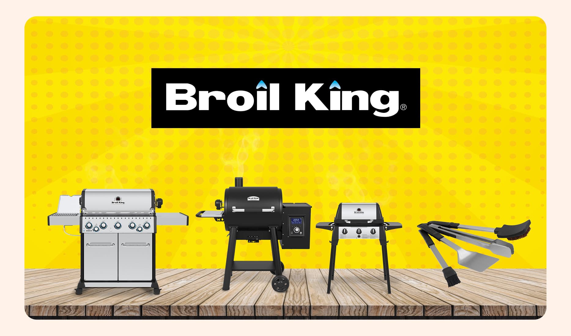 Économisez 10% sur tous les barbecues et accessoires Broil King sélectionnés