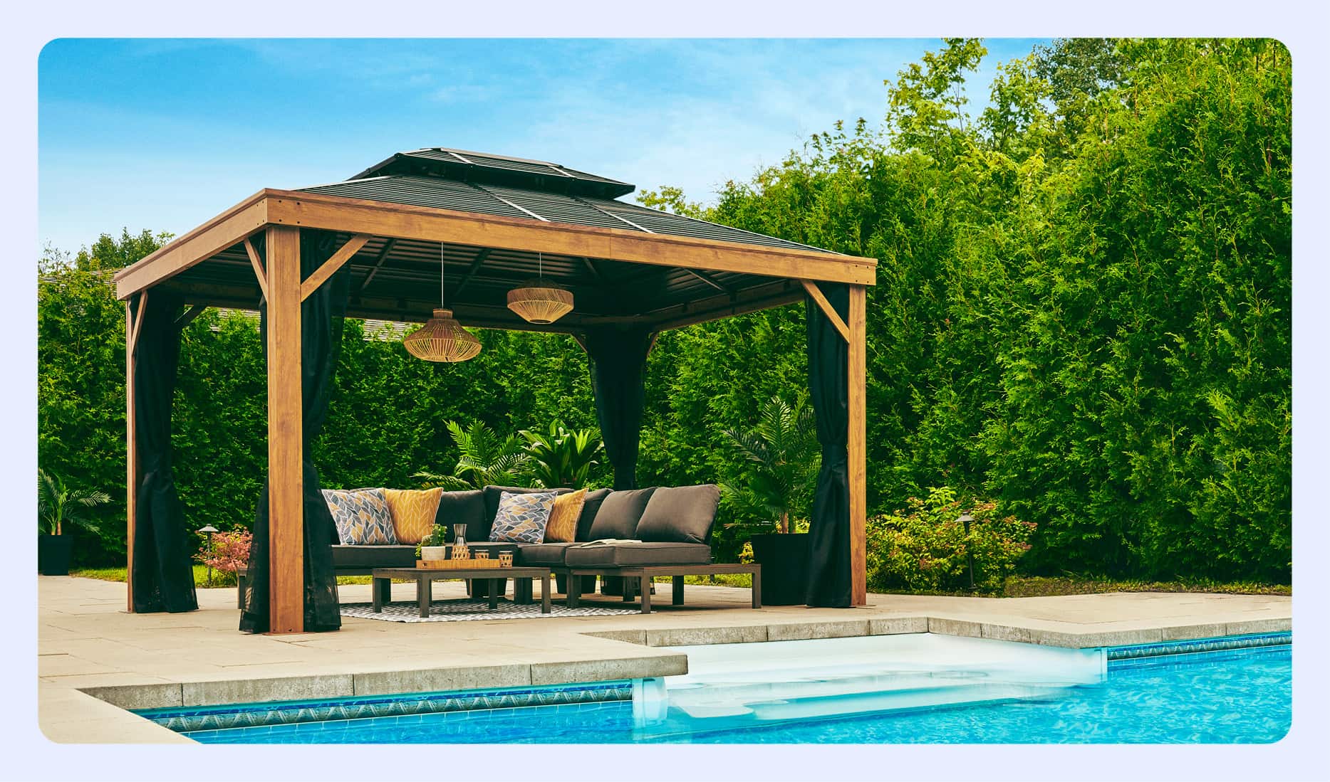 Save up to $1,000 on gazebos and solariums