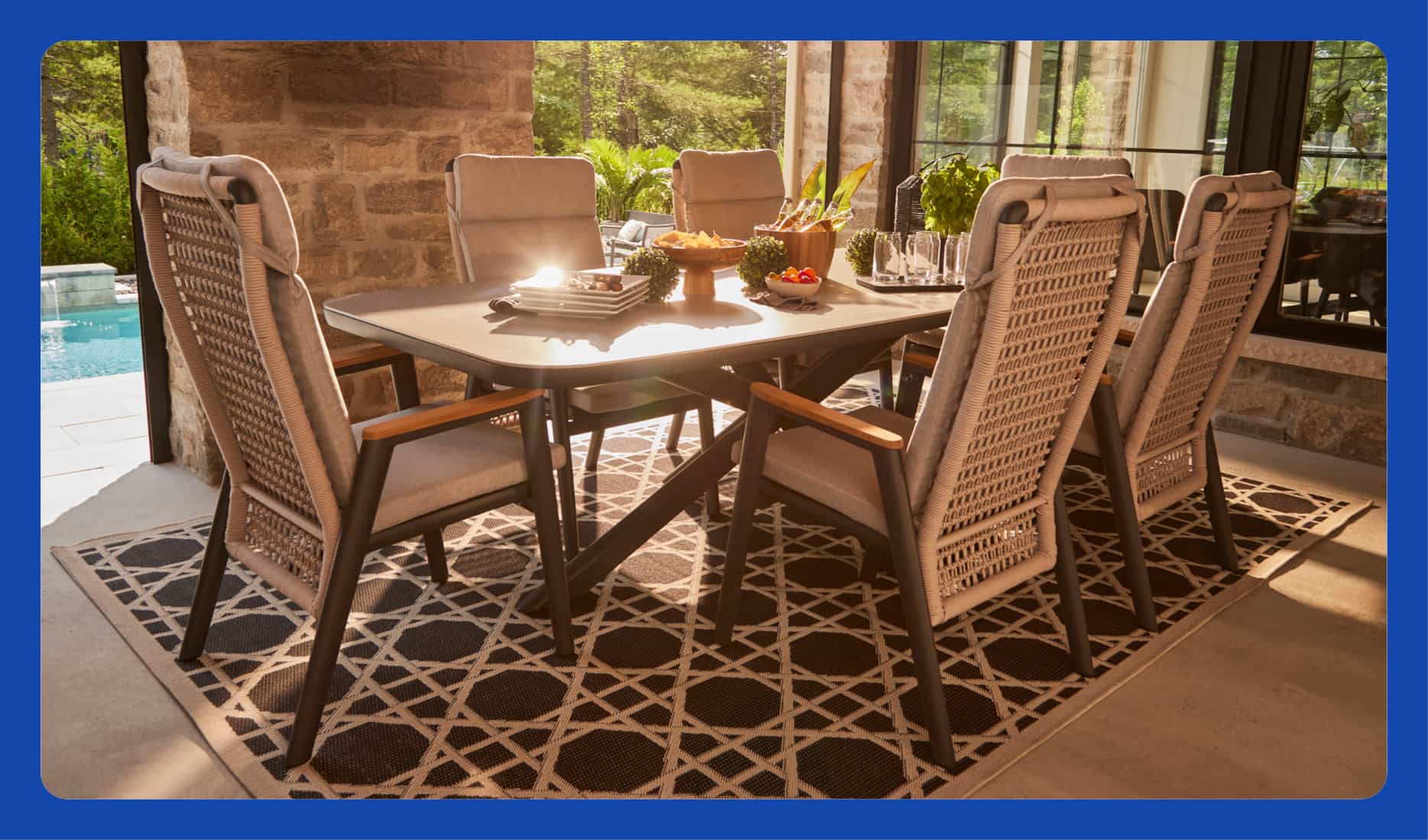 Save up to 40% on patio furniture