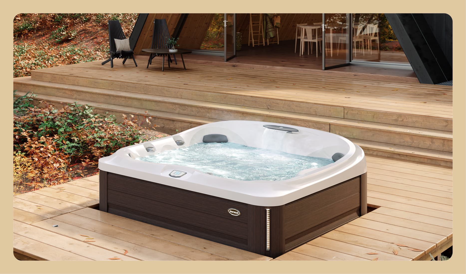 Save up to $4,000 in total discounts and benefits on Solstice and Jacuzzi hot tubs