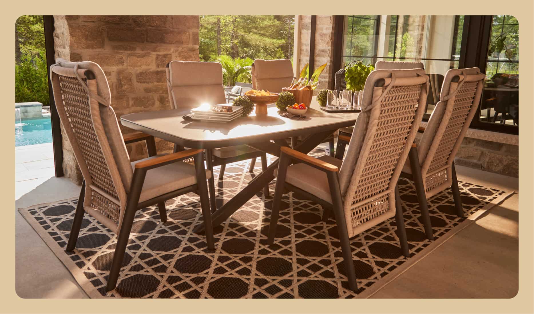 Save up to 40% on patio furniture