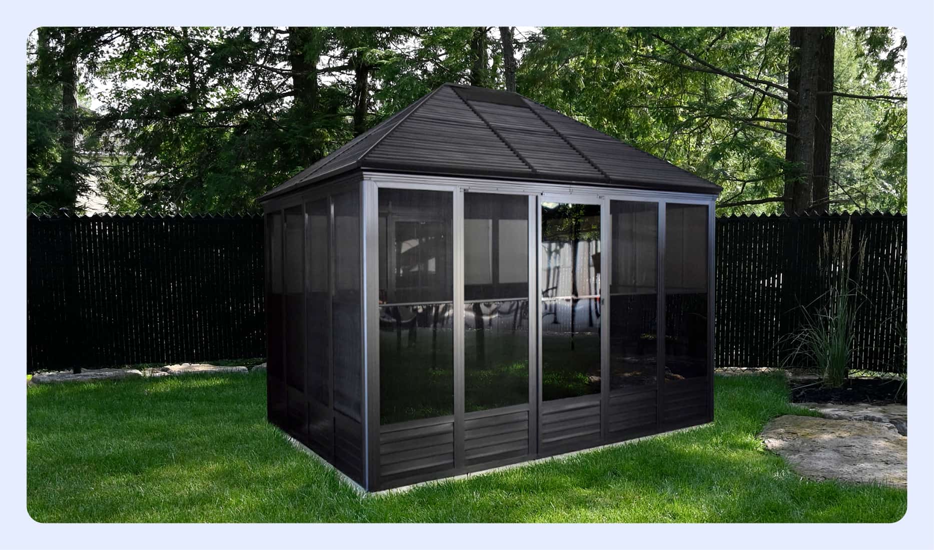 Save up to $1,000 on selected gazebos and solariums