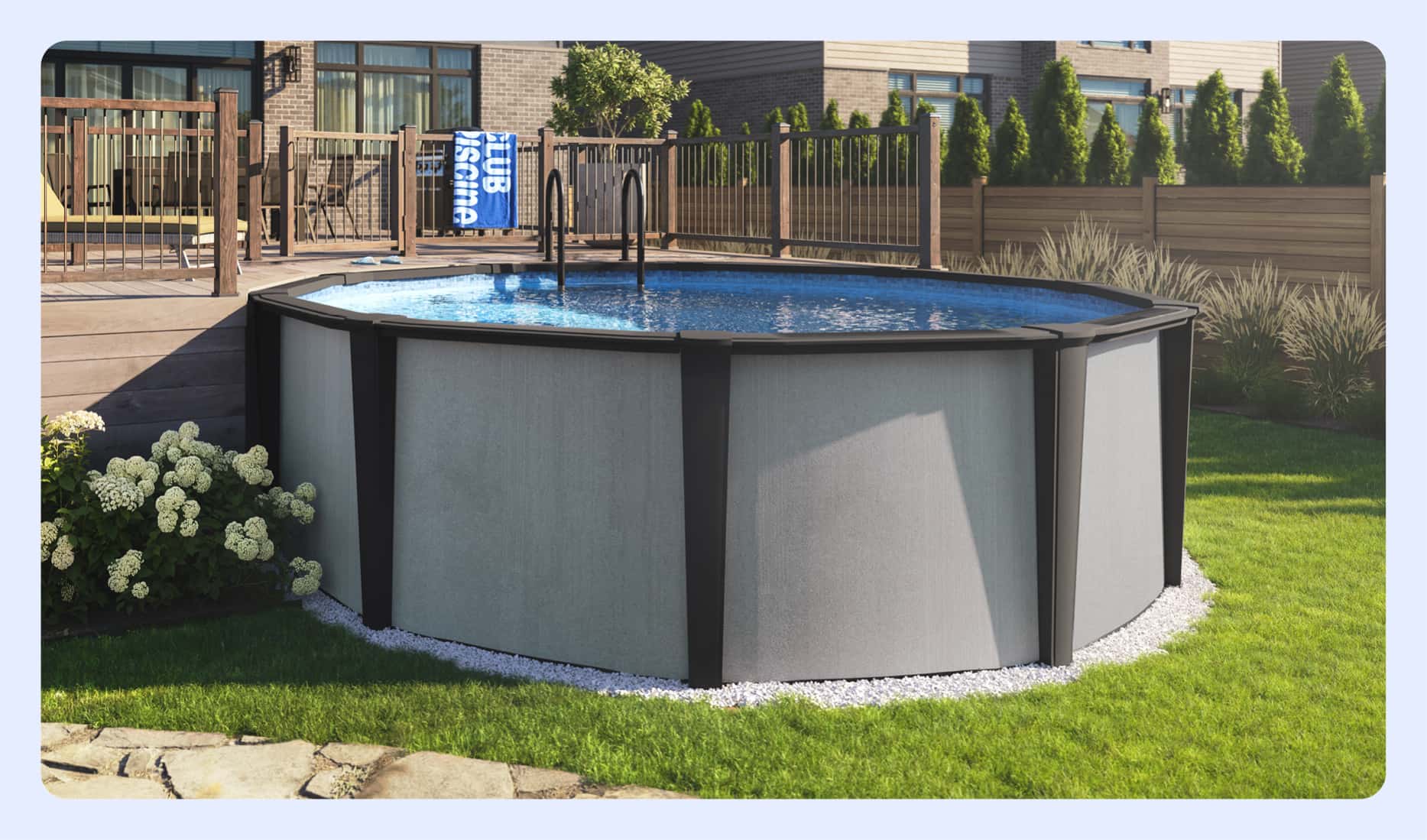 Économisez 1600$ sur les piscines hors terre chauffées