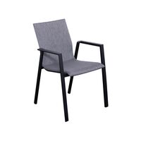Iceland chair - Black - Gris chamoiré