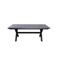 Iceland extensible table with “X” legs