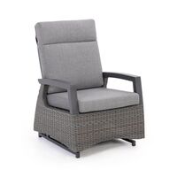 Fauteuil Club inclinable oscillant Prato - Anthracite
