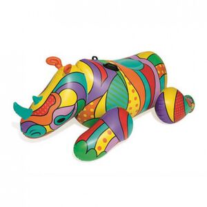 Inflatable Multicolored Rhinoceros