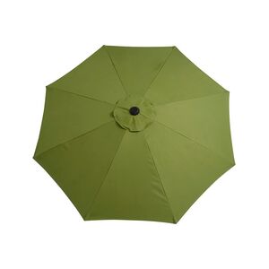Parasol de marché 9' (2,7 m) - Noir / Vert olive