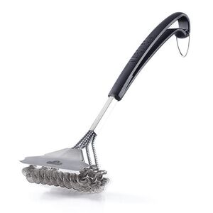 Brosse à BBQ à trois rangées avec filaments continus