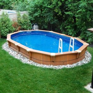 Boreal semi-inground pool